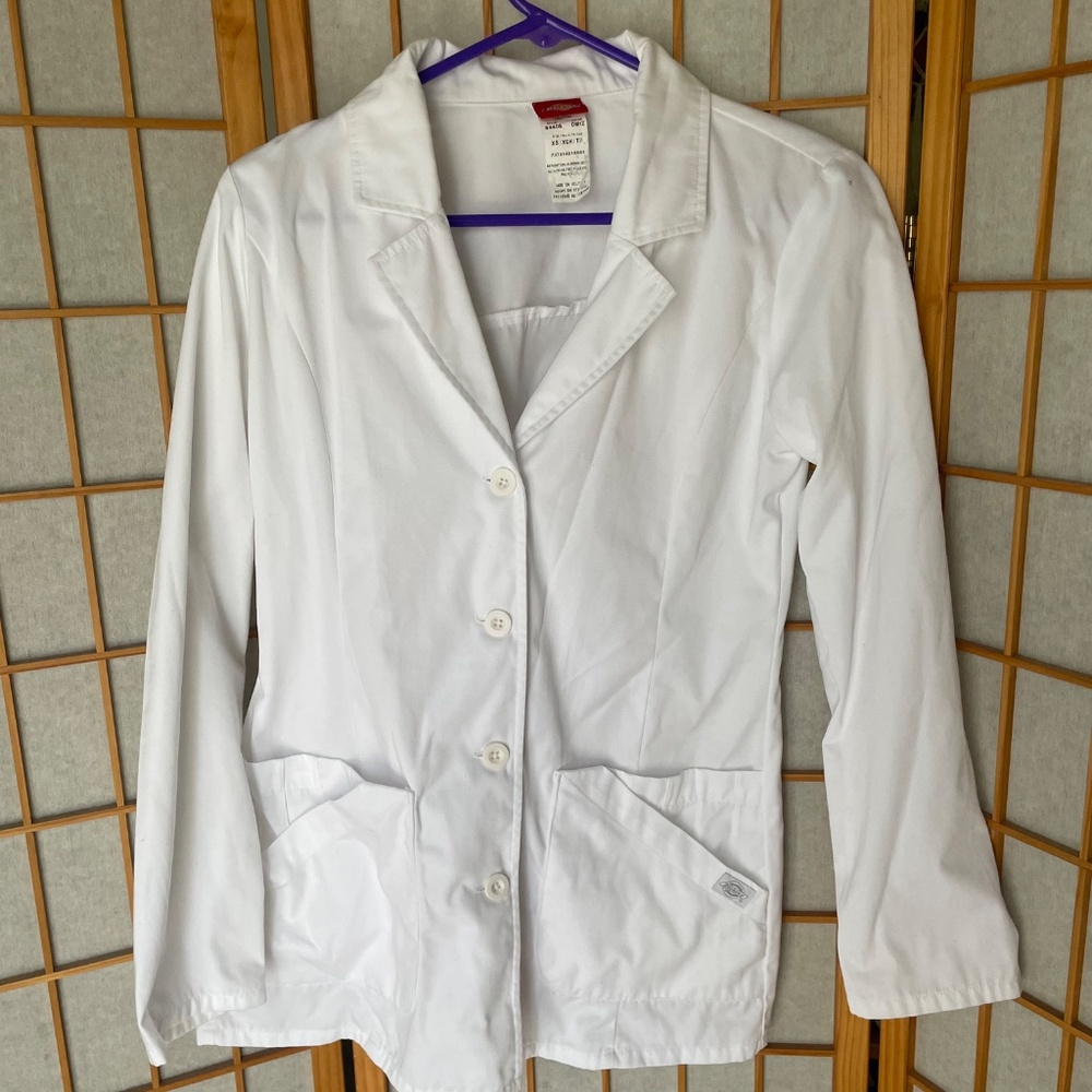 Dickies‎ Women's White Lab Coat, XS